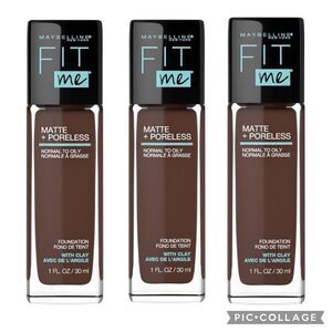 Lot of 3 380 Espresso Maybelline Fit Me Matte Foundation